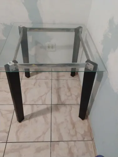 Mesa de centro em vidro temperado