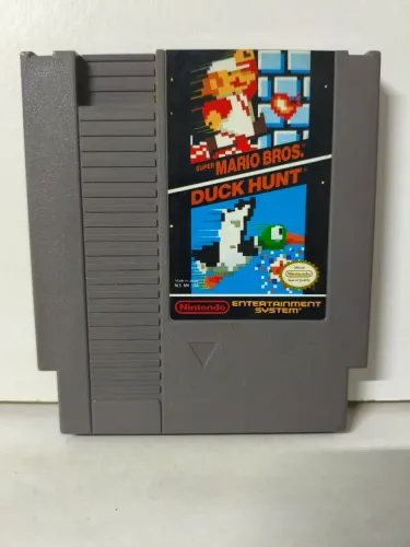 Mario Bros e Duck Hunt nes nintendinho