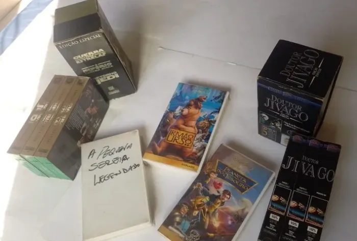 09 FITAS VHS CONSERVADAS - ITEM COLECIONADOR - veja o anuncio tudo por R$390