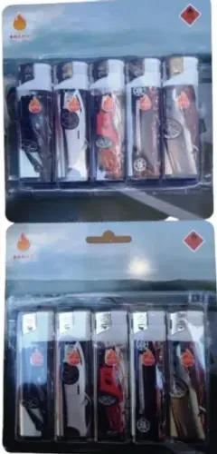 Cartela Com 10 Isqueiros Grandes Atacado, Revenda