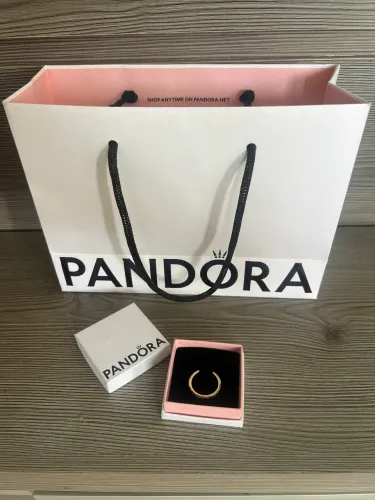Anel Pandora Ouro 14k