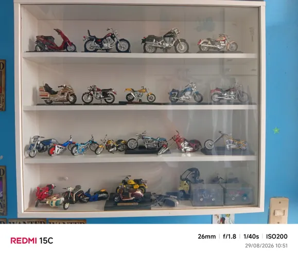 Coleção de réplicas de motos 
