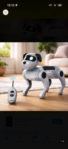 Brogues infantil cachorro robo dog controle remoto