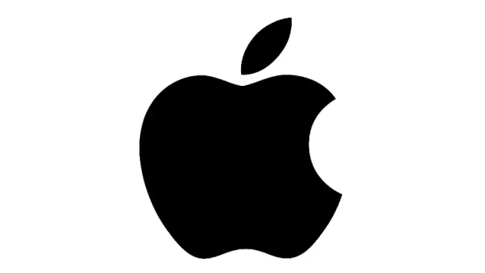 adesivo apple preto ou branco 5x6