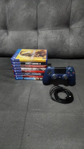 Pack de 8 jogos (lacrados e Usados) + 1 controle original para Ps4
