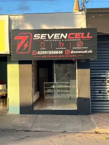Loja de acessórios para celular, montada