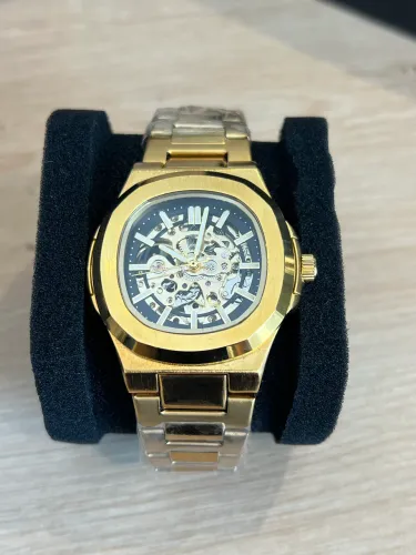 Relógio Automático Dourado (Novo)
