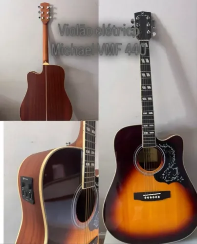 Violão elétrico Michael VMF 440