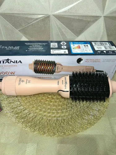 Escova Secadora Rosa Britânia 1300W