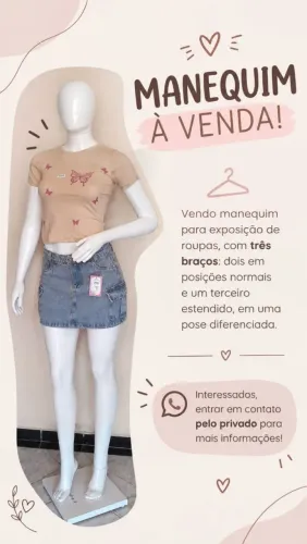 Manequim masculino e feminino