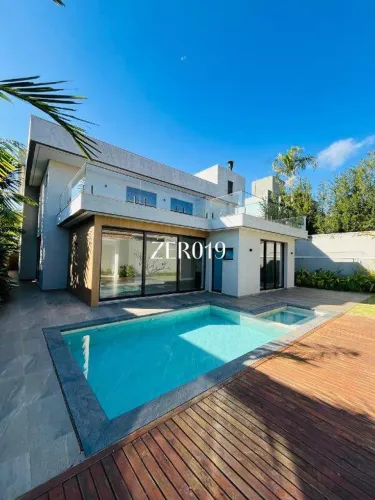 Casa em Condomínio à venda no Alphaville Campinas (Campinas/SP) com piscina e espaço gourm
