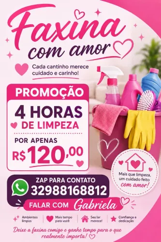 Faxina promoção 