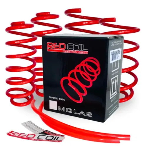kit Com 4 Molas Esportivas Red Coil Para Audi Q3 1.4 2016 Em Diante.