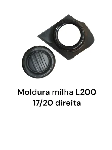 Moldura farol de milha Mitsubishi L200 Triton 17/20 Direito