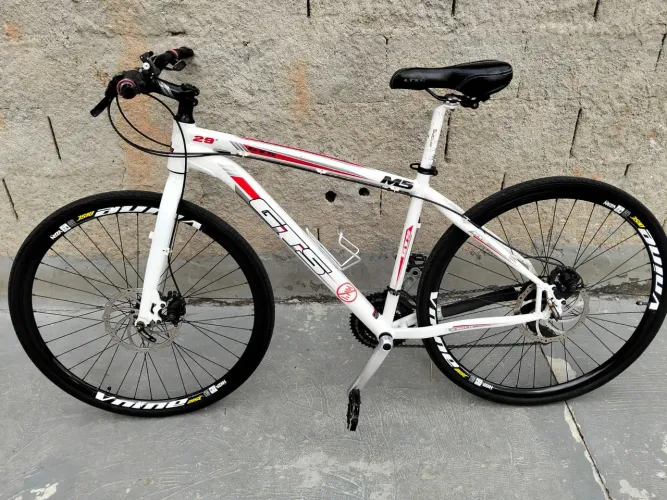 BIKE GTS ARO 29 M5 HÍBRIDA BRANCA