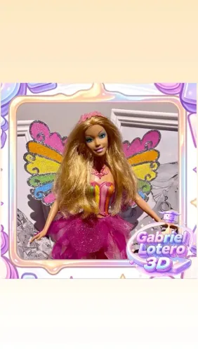 Asas para Barbie Elina Fairytopia a Magia do Arco-íris versão filme com encaixe funcional