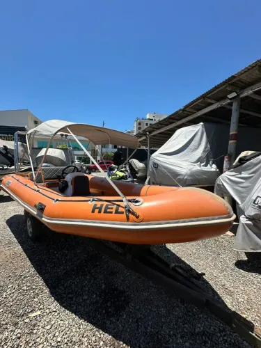 Bote inflável Flyboat ano 2001 Motor Hidea 60hp