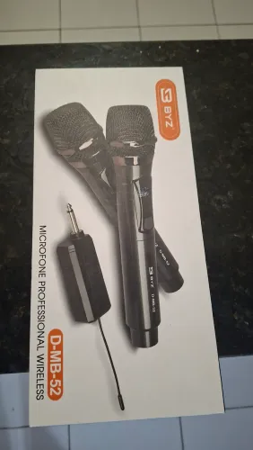 Microfone sem fio original não  e clone