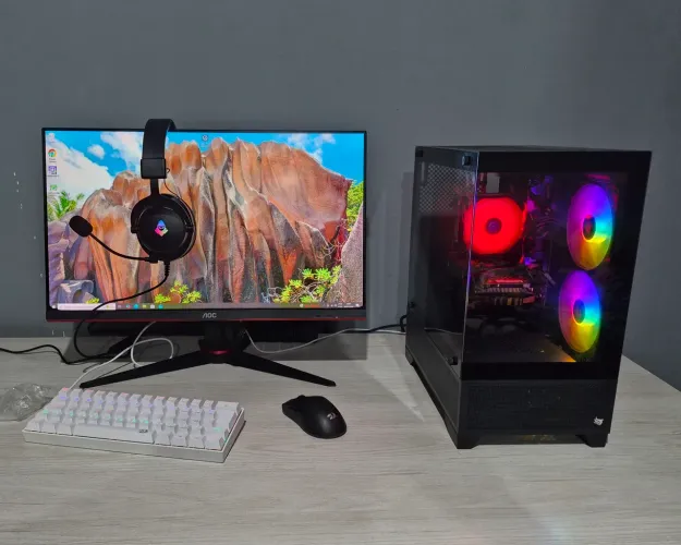 TORRO!! PC Gamer Completo - Com perifericos e Monitor 144hz