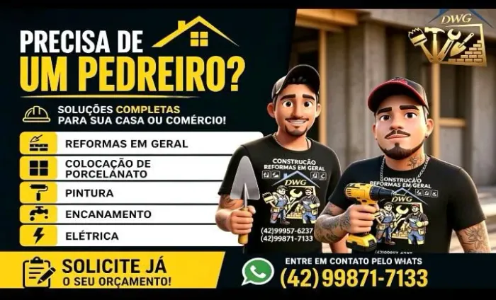 Pedreiro ponta grossa 