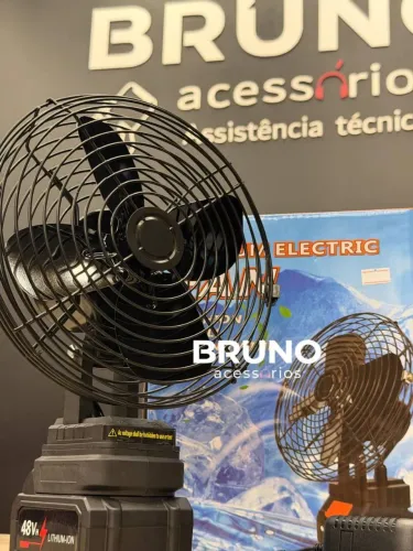 Ventilador portátil com bateria recarregável (potente e sem fio)