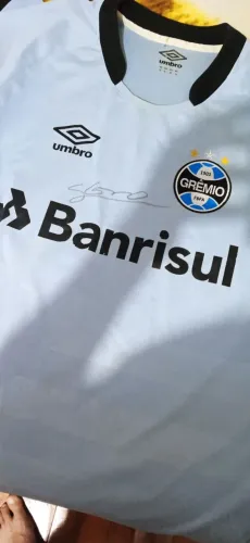 Camisa grêmio libertadores 2017 autografada