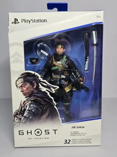 Playstation Ghost of Tsushima Jin Sakai Spin Master lacrado