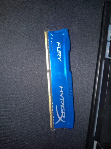 2 memórias ram fury 8gb ddr3