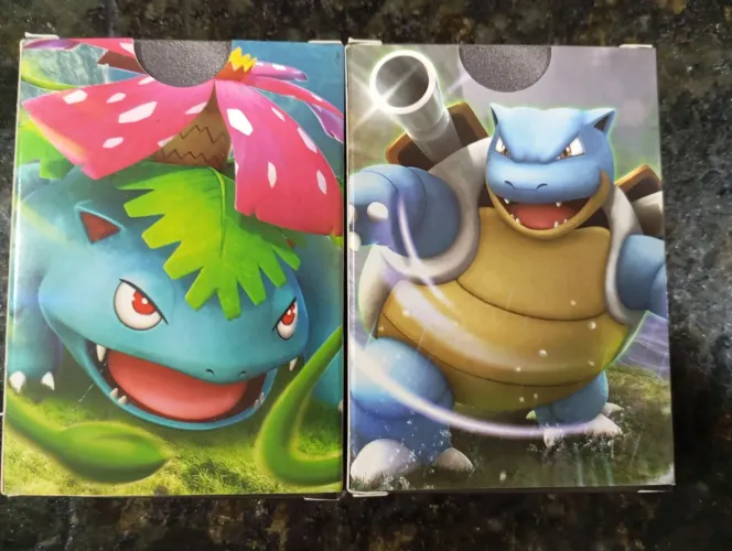 Conjunto de baralho pokémon Blastoise V+ Venusaur V
