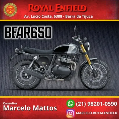 Royal Enfield BEAR 650 2027 0KM Golden Shadow - Consultor Marcelo Mattos