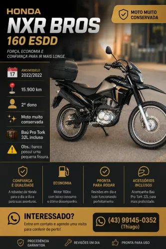 Honda NXR Bros 2022