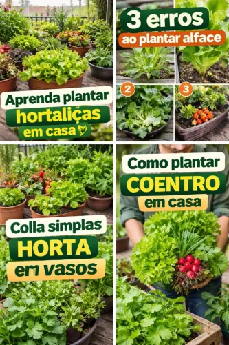 Aprenda a plantar hortaliças e produzir em casa (Guia completo)