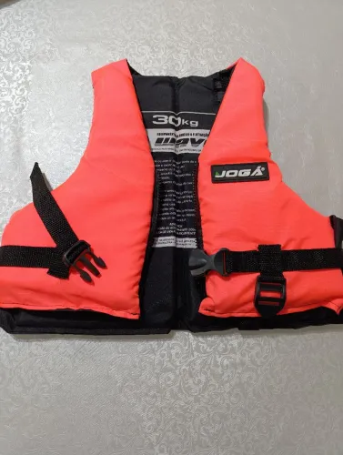 Colete salva vida infantil unissex 30kg, em excelente estado