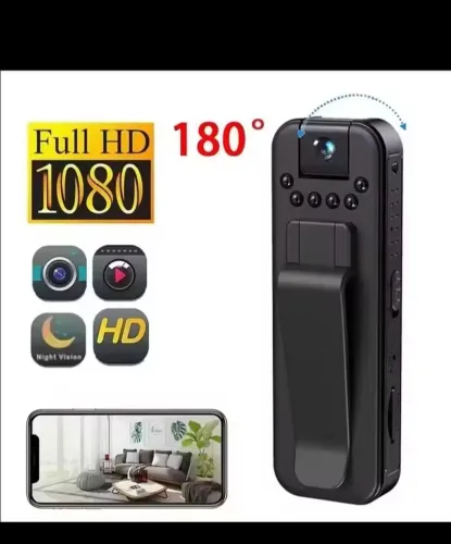 Câmera mini hd 1080 portátil gravador de vídeo com visão noturna 