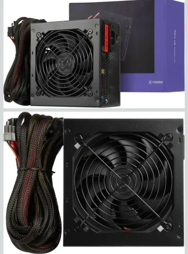 Fonte Gamer ATX 400W PFC Ativo Black Hawk 80 Plus Fortrek