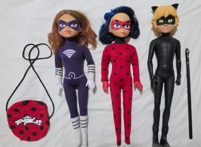 Bonecas Miraculous Ladybug Originais - 52cm (GRANDES) + Acessório