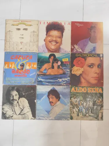 Discos de vinil variados