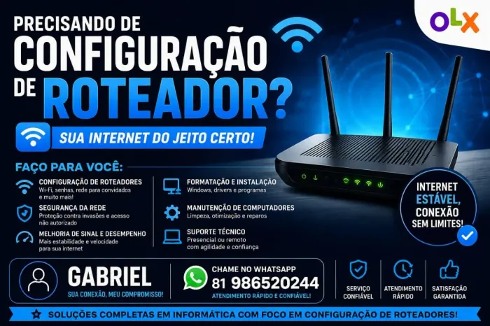Configuração de Roteadores e Informática
