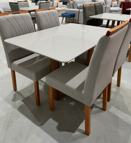Mesa de Jantar com 4 Cadeiras NOVA ENTREGA HOJE