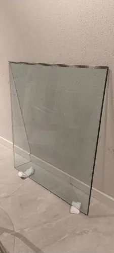 Tampo de Mesa em Vidro Temperado e boleado 1,0x 1.15 m