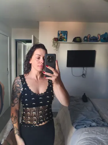 Blusa de missangas preta. Fabricação própria