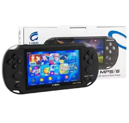 Console Portátil MP5 4.3". Diversão em qualquer lugar 