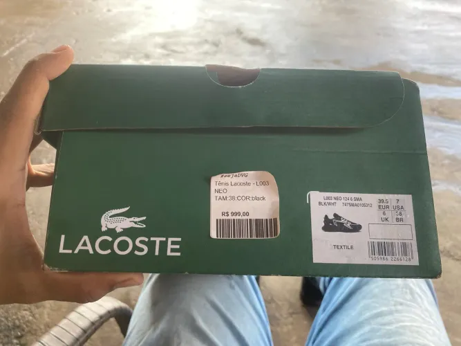 Tênis Lacoste original