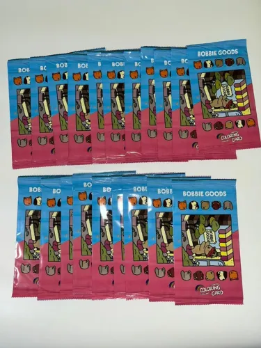 cards bobbie goods | kit 20 pacotes | 80 desenhos p/ colorir | pacote fechado | novo
