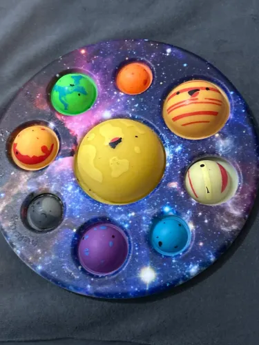 Fidget toy Simple dimple.de sistema solar