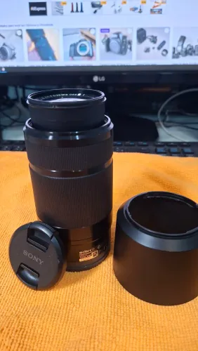 Lente Sony SEL 55-210 Sem manchas. Sem fungos.