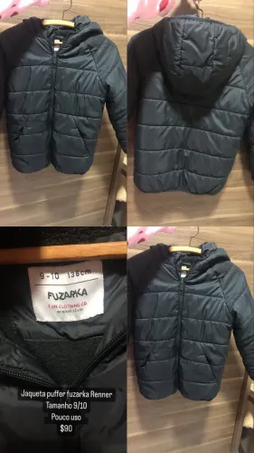 Vendo jaqueta renner menino tam 9/10
