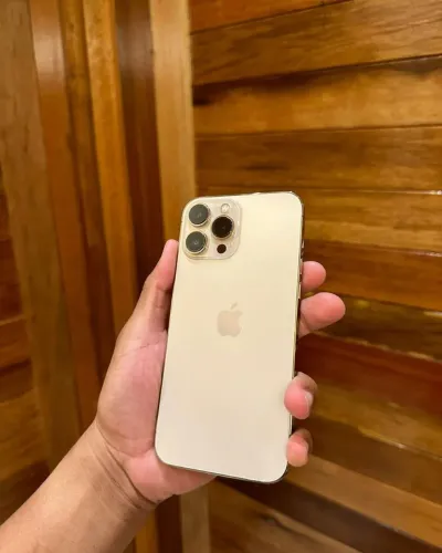 IPHONE 13 PRO MAX GOLD NOVINHO ACEITO CARTÃO