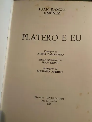 Livro da Biblioteca dos Prêmios Nobel da Literatura, Platero e Eu, 1973