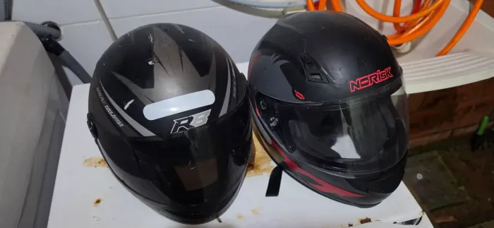 Capacete norisk razor squalo + capacete R8
